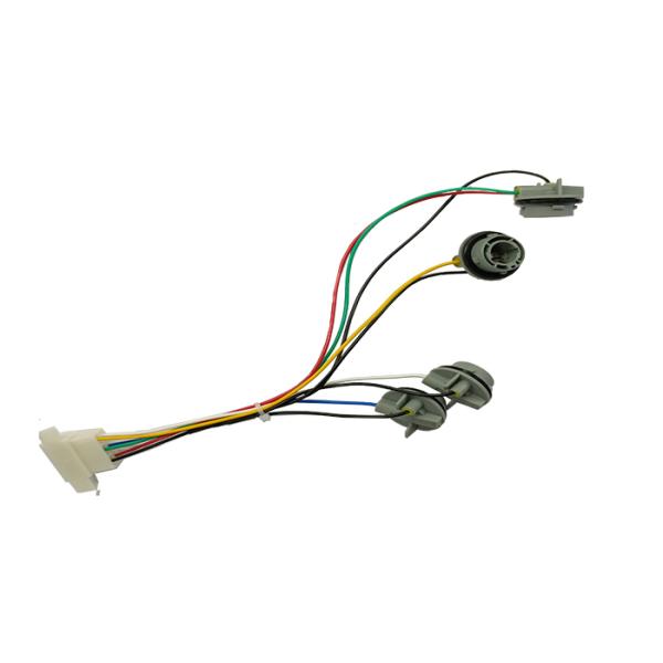 PBT 9 Pins 4 Branch 3.96mm Pitch Cable Wiring Harness