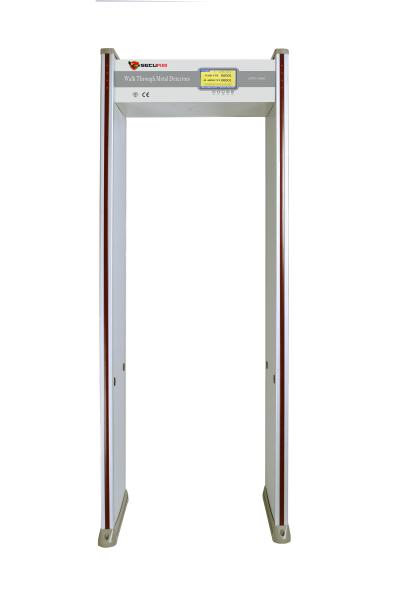 24 Zones Lcd Dispaly Walk Through Metal Detector Archway With Backup Battery