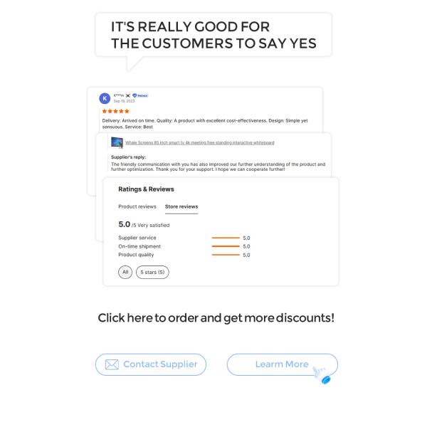 55/65/75/86/98/110 Inch LCD Screen Meeting Digital Interactive Whiteboard School Teaching Education Electronic 4K Smart Board