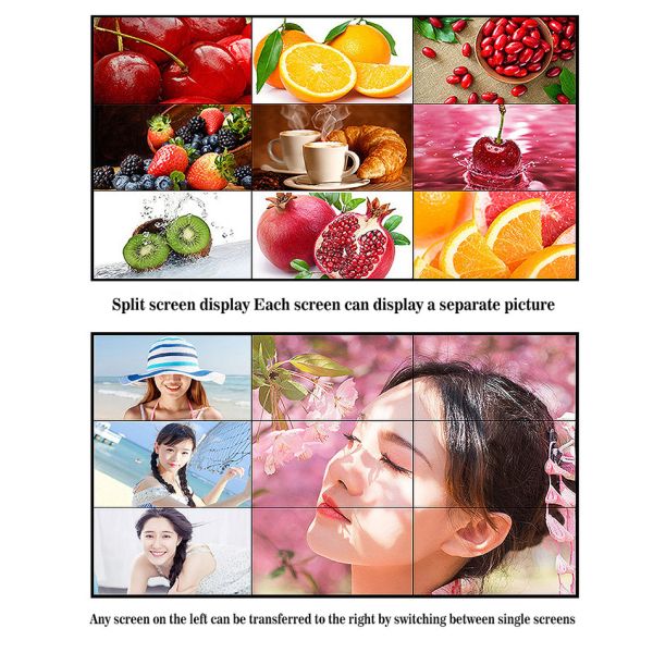46 Inch Indoor LCD Screen Wall 1920*1080 Resolution IP45 Rating