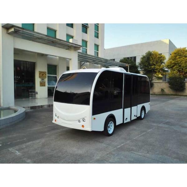 Пригородный автобус 12 мест автономный, собственная личность города управляя автобусом с маршрутом составленным карту спутником