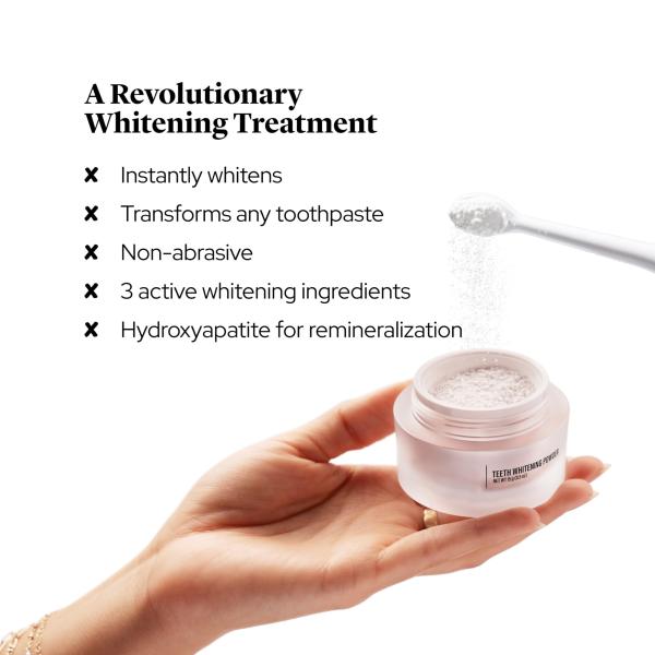 Remineralizing Hydroxyapatite Teeth Whitening Powder 0.5oz Enamel Protection OEM