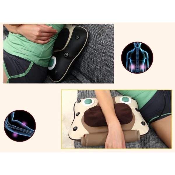 Body Care Battery Operated Massage Pillows For Neck And Back With Infrared Heating