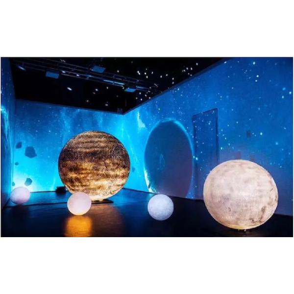 P2.5mm Сферическая креативная светодиодная видеостень 1м 1,5м 2м