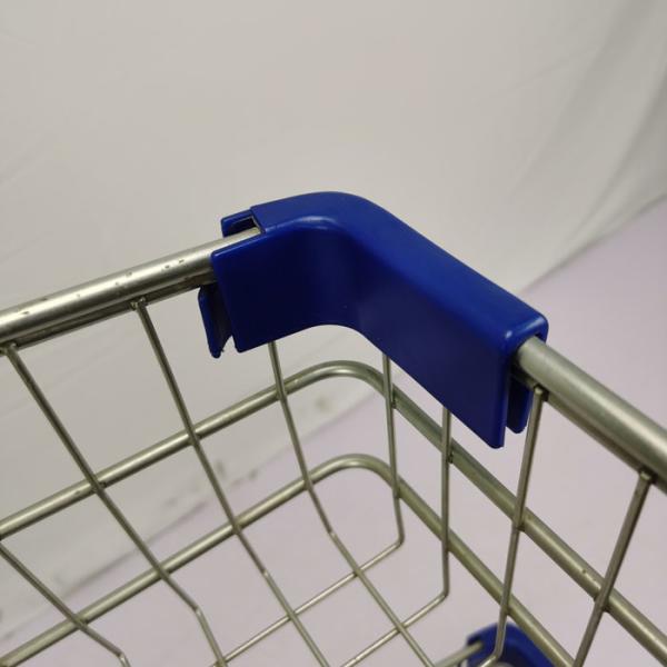 Корзина супермаркета цинка вагонетки корзины для товаров двойного слоя покрытая порошком