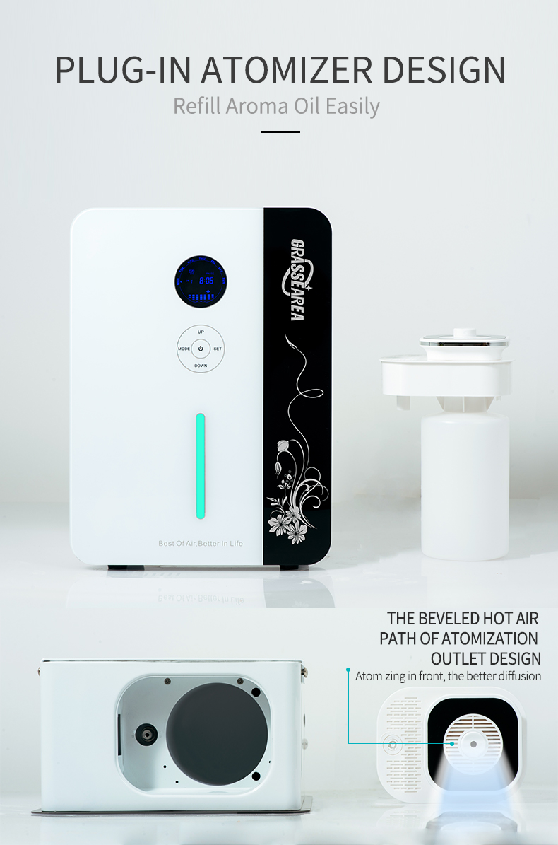 машина ароматности нюха HVAC 28W 1200ml 8000CBM для гостиницы