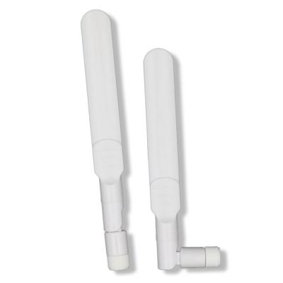 White Omni Directional Antenna External WiFi 2.4GHz 3DBI Dual Band RP SMA Connector