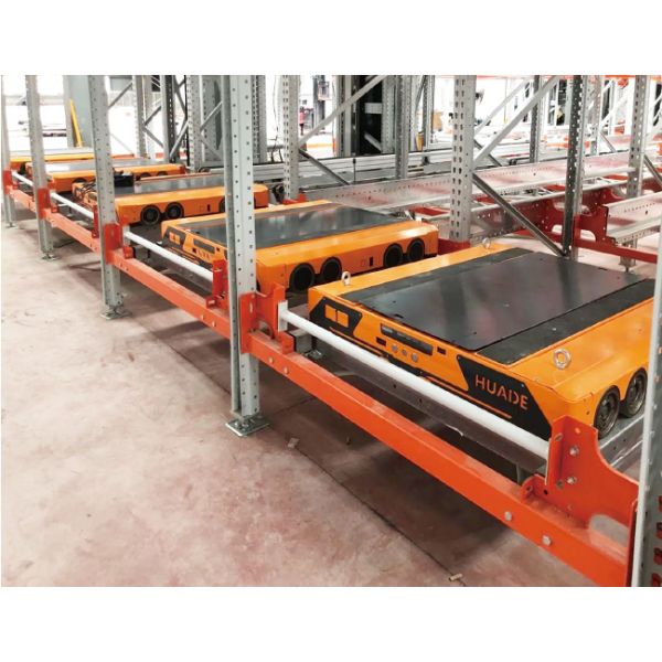 Four Way Radio Shuttle Car For Four-Way Shuttle Pallet ASRS Automatic Storage and Retrieval System Pallet Runner Racking
