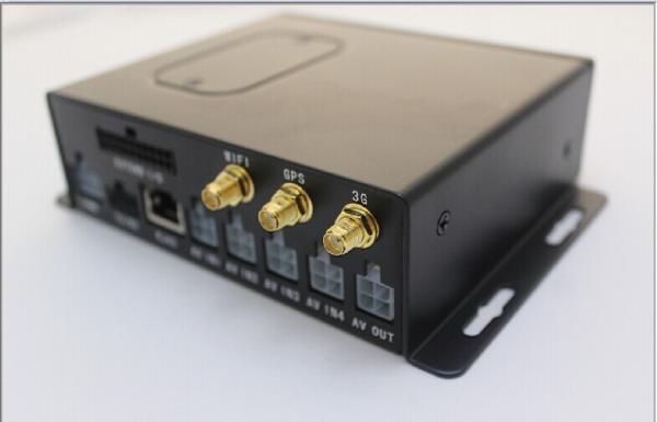 Dual 128GB SD Card 3G Mobile DVR , WIFI / GPS Car DVR 4 channel
