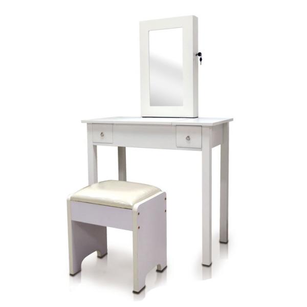 Грузить от ящиков таблицы 2 макияжа MDF склад-благородного европейского стиля США белых твердых деревянных