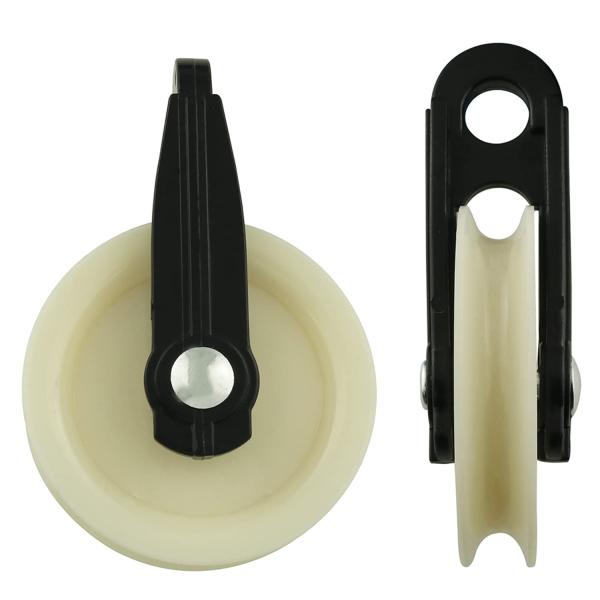 Metal Iron Wire Rope Pulley For Outdoor Clotheslines Screw Pulley