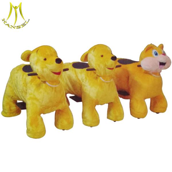 Hansel high quality funfair zoo animal racing car electronic for mall
