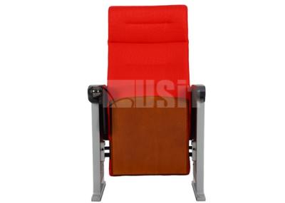 Aluminum Alloy Base Legs Padded Church Chairs Ply Wood Outer Back Design