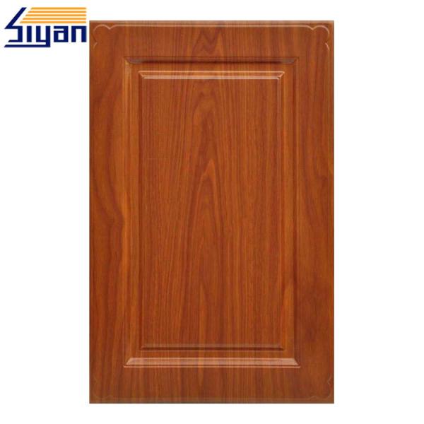 20mm MDF Cabinet Vinyl Wrapped Kitchen Cupboard Doors PVC Foil Surface