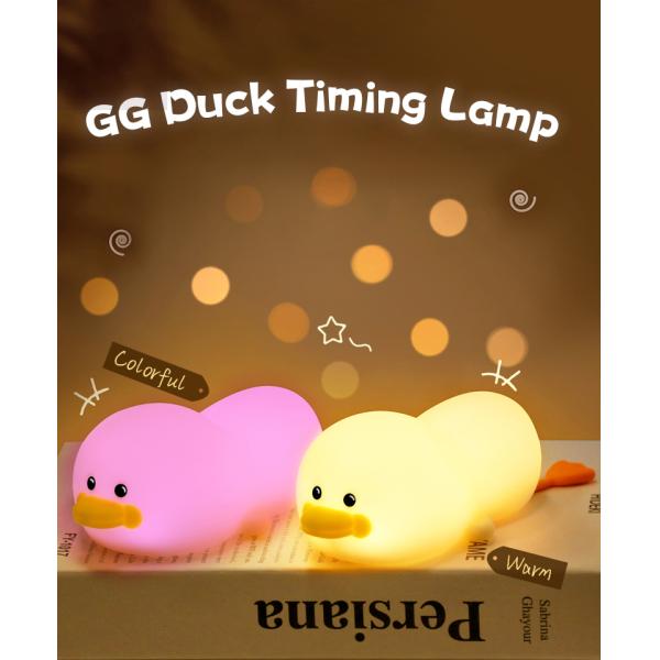 Créatif dessin animé LED Silicium Lumière de nuit Chambre de couchage pour enfants Lumière de chevet Chargement USB