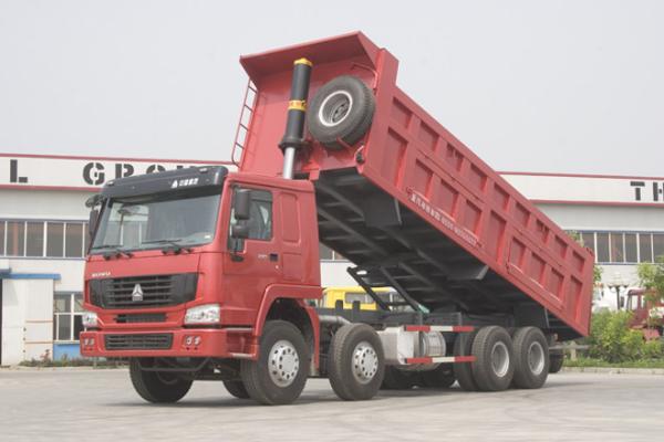 ZZ3255N3646B1 LHD 10 Wheels Heavy Duty Dump Truck Euro 2 Standard Sinotruk Howo Dump Truck