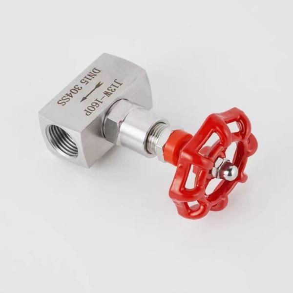 Female Thread Connection DN6-DN25 Manual Stainless Steel Needle Valve for Water Media