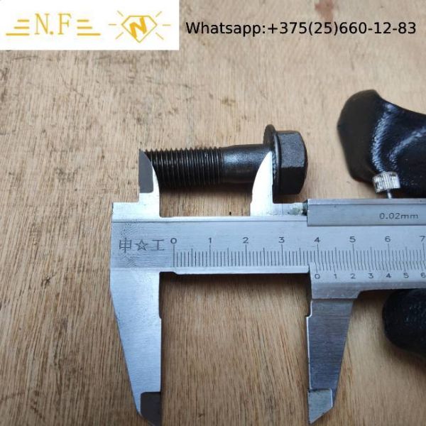 Anti Loose Excavator Track Bolts Chain Bolt And Nut 12.9 Grade 14x55mm 3T8580 7H3598