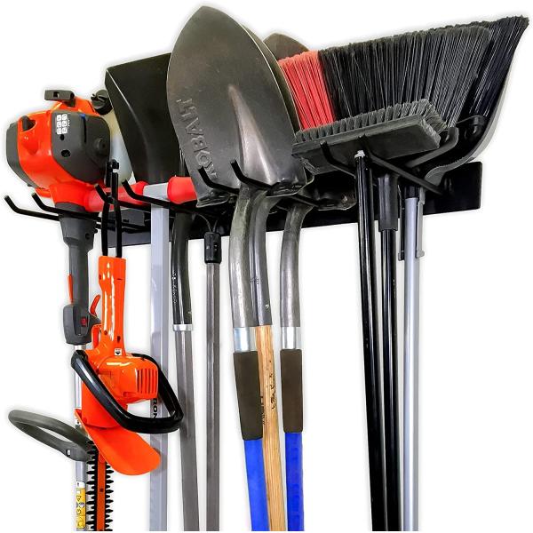 Сберегающие пространство вешалки для садовых инструментов для гаража Стенный монтаж Магазин Дворные инструменты Лопаты Раки