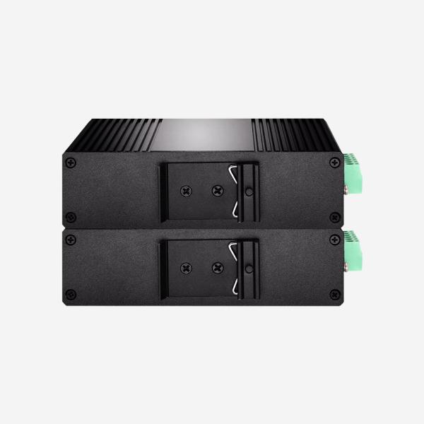12-57V DC 4 portas Industrial 100 Mbps Ethernet Switch 10 100 Mbps RJ45, 2K MAC