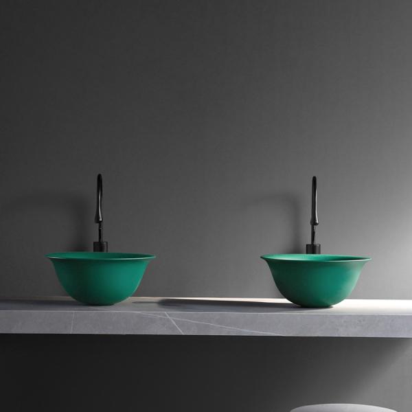 Art Decor Bathroom Countertop Basin Ceramic For Facial Washing