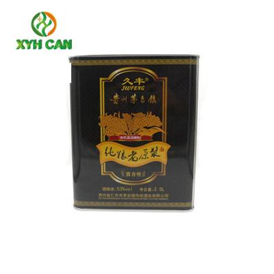 Grande círculo Tin Cans para o óleo de Olive Oil Tin Containers Olive que empacota a impressão de Bottole PMS