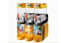 machine de neige fondue de glace de magasin du casse-croûte 800W, distributeur chaud électrique commercial de jus de trois cuvettes