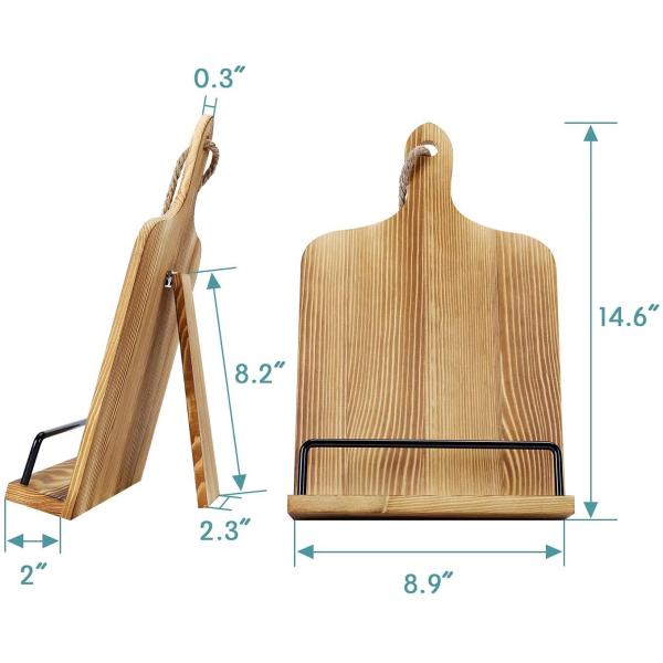 Customized Size Folding Rack for Adjustable Reading Book Recipe Binder Tablet Holder