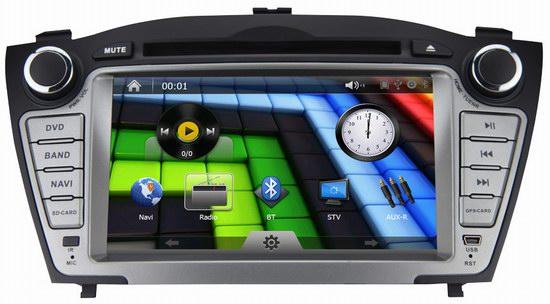 7 inch 2 din touch screen Hyundai IX35 car radio with bluetooth gps navigation OCB-8635