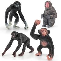 Figuras de animais selvagens Modelo de brinquedos Monkey Figure Modelo de brinquedos Coleção de festas Favoritos brinquedos
