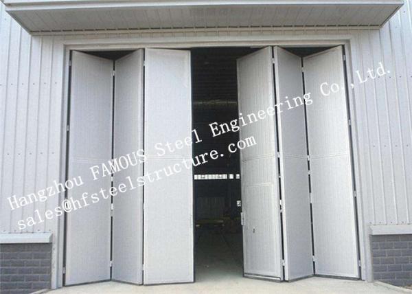 Aesthetic Aluminum Alloy Industrial Folding Doors For Warehouse Simple Installation