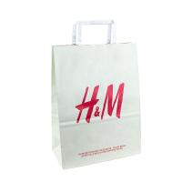 Sac cadeau en papier de luxe personnalisé recyclé avec poignée pour sac à provisions