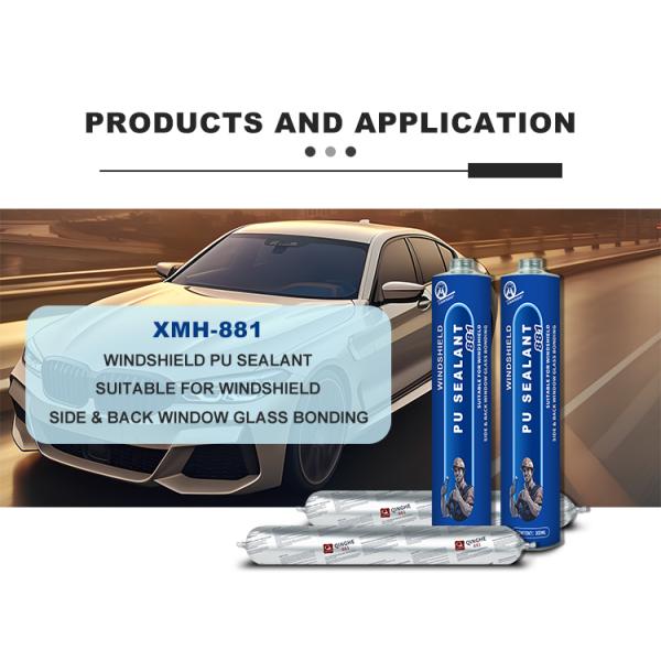 Excellent Viscosity MH881 PU Sealant for Automotive Gloss Matte Black Grey Car Glass in Bulk