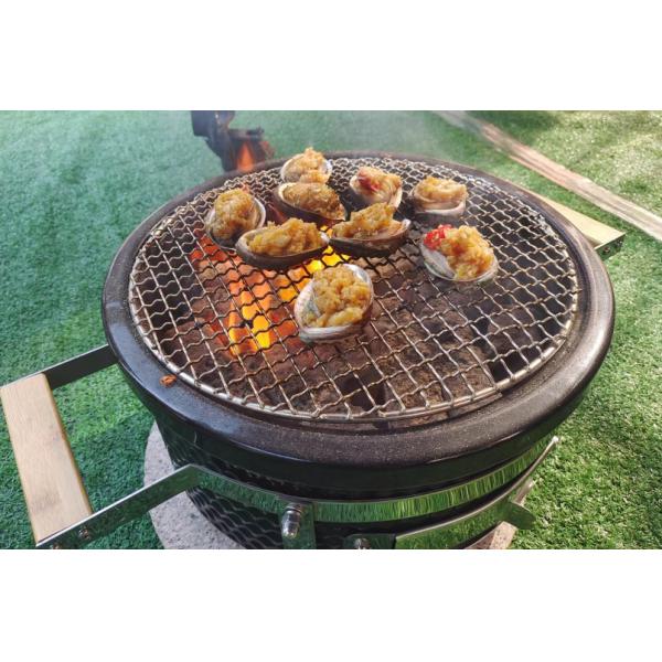 Kitchenware нержавеющей стали БАРБЕКЮ гриля Kamado черноты таблицы керамический