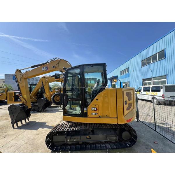 Cat 307E 7 Ton Excavator with Eaton Hydraulic Pump and Original 306 Rubber Crawler