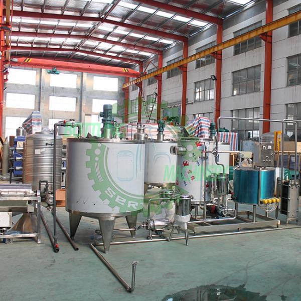 Fruit Crusher Juice Extractor Presser Mixing Processing Plant For Juice Bottling Line