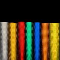 Matériau PET Film réfléchissant Folie réfléchissante prismatique pour les panneaux de sécurité