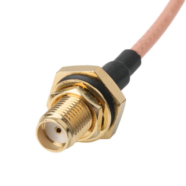 Oem / Odm Rg316 Conector de cabo Sma Jack de parede feminina para conector direto masculino