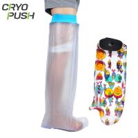 Le protecteur imperméable réutilisable de bandage de fonte de jambe pour les enfants adultes blessent