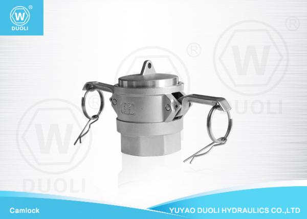 Hydraulic Quick Release Couplings , Type D Female Thread Aluminum Camlock Fitting