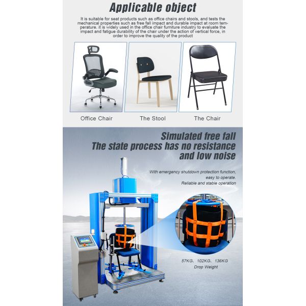 Swivel Durability Testing Equipment Furniture Rotating Chair Machine
