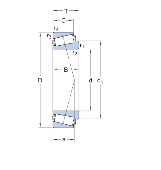 110*170*47mm 33022 ХРОМОВАЯ СТАЛЬ ПОДШИПНИКА РОЛИКА ТЕЛЕГРАФНОГО КЛЮЧА 33022C5 33022C3