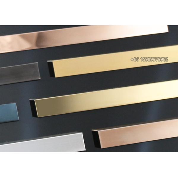 2.5m Stainless Steel Extrusion Profiles , 2x2 Stainless Steel Corner Guards