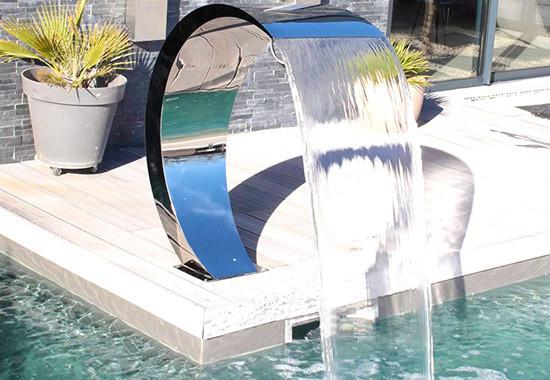 Artificial Stainless Steel Swim SPA Pool Equipment Cascade Waterfall