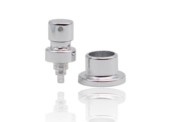 da bomba 15mm cosmética do pulverizador da garrafa de perfume do friso de 13mm prata brilhante com colar da etapa