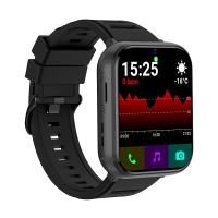 Q668 4G LTE Smart Watch negro 4+64GB 1.99'' pantalla con doble cámara Cuad Core 930mAh Android 9.0 hombres