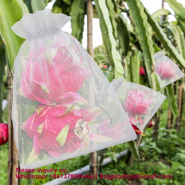 Garden Fruit Protection with Drawstring Reusable Netting Mesh Bags Fruit Netting Bags Fruit Trees Fruit Cover Mesh Bag With Drawstring, Netting Barrier Bags Grapes Mango Fruit Trees Veggies Garden