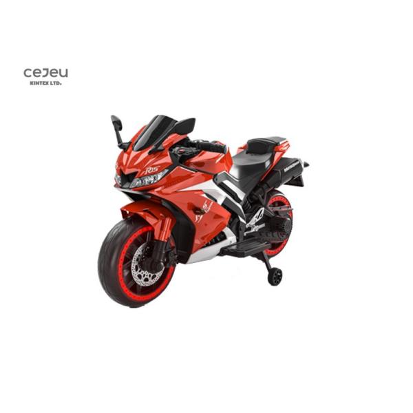 Ride On Electric Bike Toy USB Dual Drive 550 Motor Battery