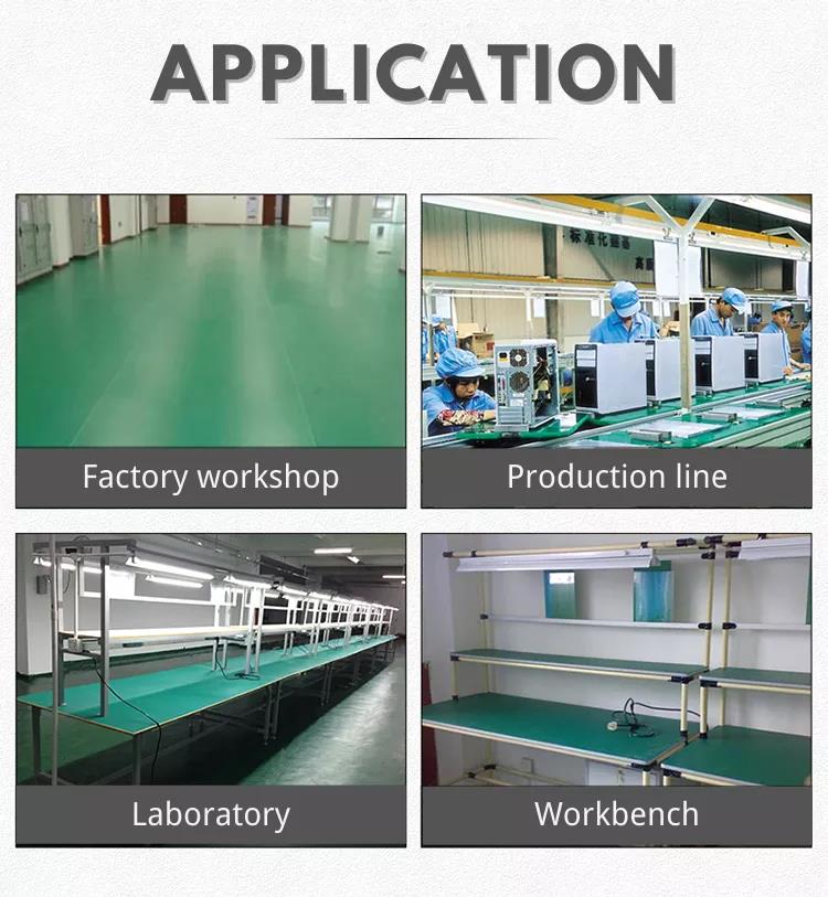 циновка 120cm x 80cm голубая черная серая зеленая ESD для собрания PCB/SMT