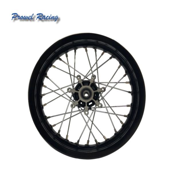 Специализированный Алюминий 6061 T6 Черный Мотоциклет Колесо набор 1.85x14 для внедорожного велосипеда